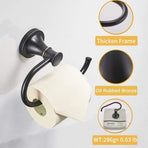 Oil Rubbed Bronze Toilet Tissue Paper Holder Oil Rubbed Bronze Bathroom Accessories Toilet roll Paper Hanger, Wall Mounted, Rustproof