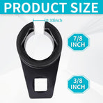 Offset O2 Sensor Socket, 7/8-Inch (22mm) with 3/8-Inch Drive, Universal Fit for Vehicle Oxygen Sensor Removal