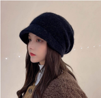 Ribbed Knit Beanie Hat - Winter Warm Skull Cap for Men Women - High Quality Acrylic Close Fit Casual Cuffed Hat - Black