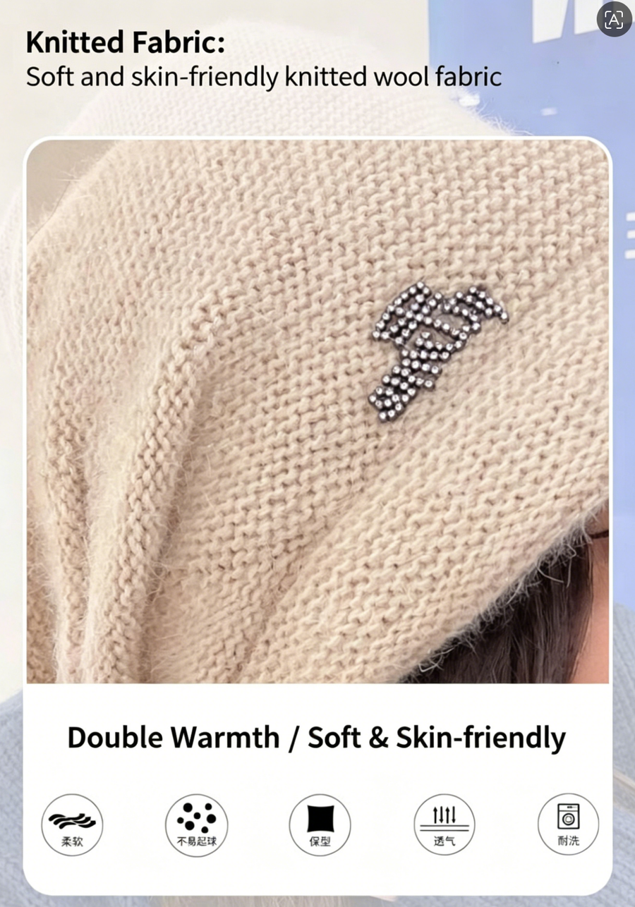 Ribbed Knit Beanie Hat - Winter Warm Skull Cap for Men Women - High Quality Acrylic Close Fit Casual Cuffed Hat - Brown