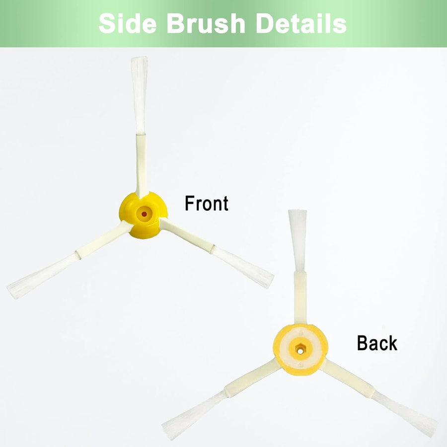 Replacement Accessory Kit Compatible with iRobot Roomba 800 Series - 1 Pair Main Brushes + 4 Side Brushes + 4 Filters + 1 Cleaning Tool - 10-Piece Set