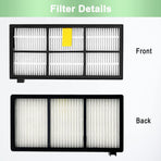 Replacement Accessory Kit Compatible with iRobot Roomba 800 Series - 1 Pair Main Brushes + 4 Side Brushes + 4 Filters + 1 Cleaning Tool - 10-Piece Set