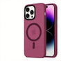 Matte Sandblasted Anti-Drop Phone Case - Soft Silicone Skin Feel Cover for iPhone - Shockproof Protective Case with Camera Protection - Dark Purple for iPhone 14 Pro Max