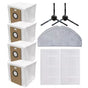 Replacement Accessory Kit Compatible with Tapo RV30 Series - 2 Side Brushes + 2 Filters + 2 Mop Pads + 4 Dust Bags - 10-Piece Set for Robot Vacuum