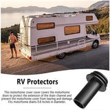 4Pcs Rv Gutter Spout Cover,RV Cover from Gutter Spout Damage,RV Cover Rescue RV Gutter Spout Cover System,RV Rain Gutter Extension Cover,Rain Gutter Spout Cover System for RV Camper Cover Protector