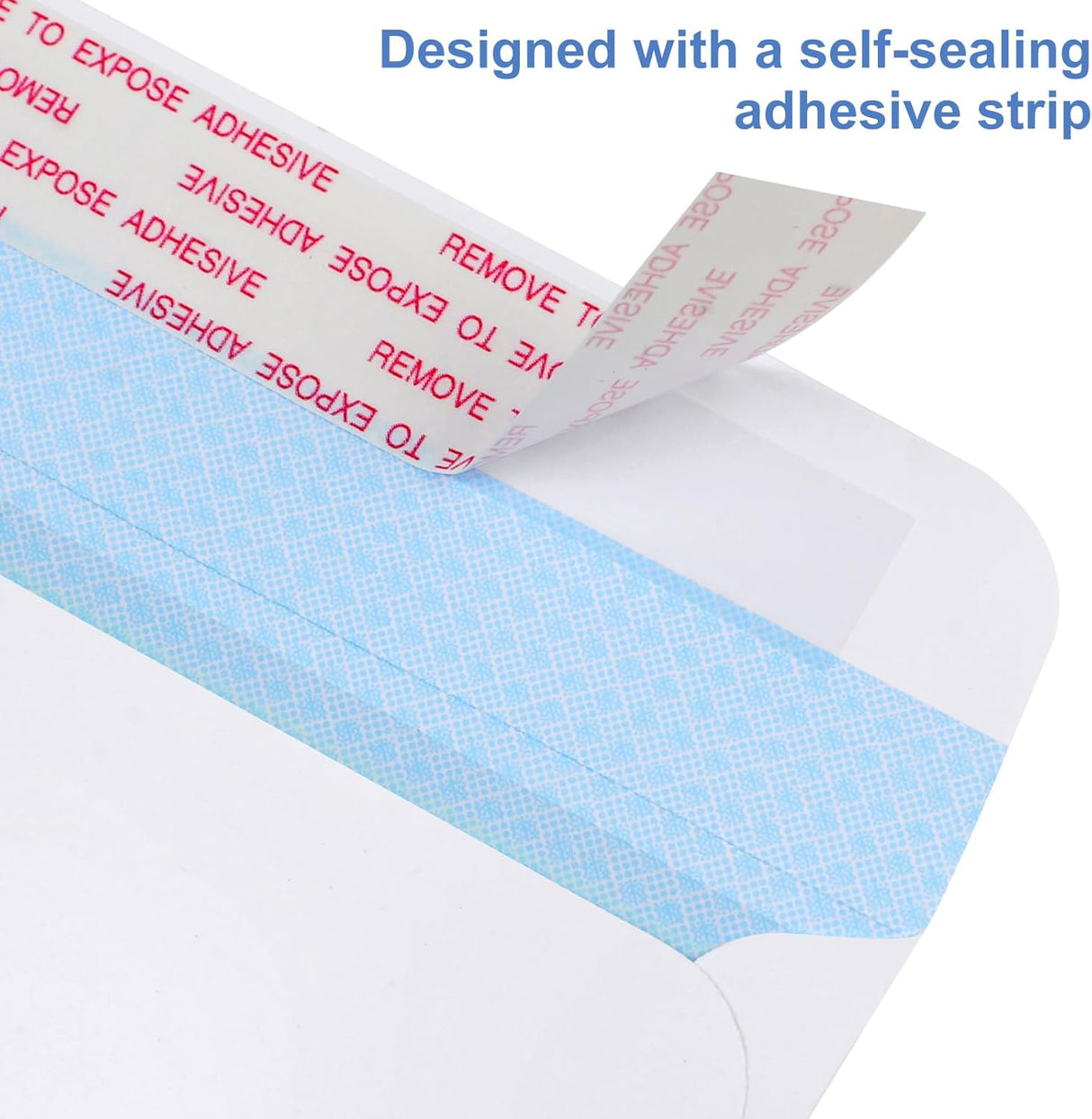 #10 Window Envelopes 72P, Double Self Seal for Invoices, Statements and Business Checks, Size 4-1/8 x 9-1/2 Inches (White) -