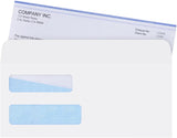 #10 Window Envelopes 72P, Double Self Seal for Invoices, Statements and Business Checks, Size 4-1/8 x 9-1/2 Inches (White) -