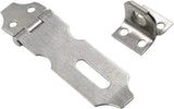 Biaungdo 2" Padlock Hasp Latch Lock Door Clasp Gate Lock Stainless Steel Silver 12 Pack