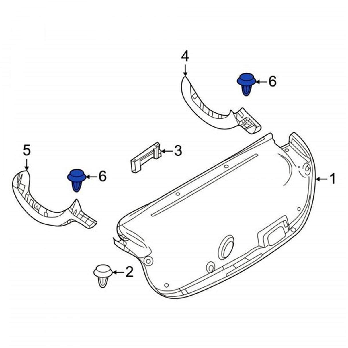 Rexka 20pcs Quarter Trim Panel Retainer Clip GJ2168885B02 for Mazda 6 Mazda 3 2 5 626 CX-3 CX-30 CX-5 CX-7 CX-9 Miata Millenia MPV MX-5 MX-6 Protege