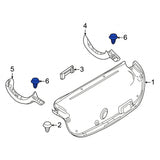 Rexka 20pcs Quarter Trim Panel Retainer Clip GJ2168885B02 for Mazda 6 Mazda 3 2 5 626 CX-3 CX-30 CX-5 CX-7 CX-9 Miata Millenia MPV MX-5 MX-6 Protege