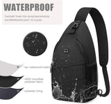 Crossbody Bags for Women Men Trendy Sling Bag Backpack Casual Chest Bag with Convertible Shoulder Strap