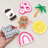 Rubber Beach Bag Accessories,Bogg Bag Lovely DIY Charms - Front View