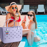 Rubber Beach Bag Accessories,Bogg Bag Lovely DIY Charms - 45-Degree Angle