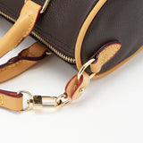 2Pcs Vachetta Leather D Rings for Purse,Undamaged D Rings Connector Purse Making Supplies - 45-Degree Angle