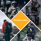 4Pcs Metal Side Release Buckle Clips for Straps Webbing Paracord Bracelet Dog Collar Backpack Belt - Rear View