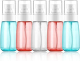 2 oz Travel Spray Bottles TSA Approved，Leak Proof Travel Size Mini Small Fine Mist Spray Bottle 2 oz for Face Hair (5 Pack)