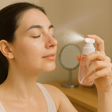 2 oz Travel Spray Bottles TSA Approved，Leak Proof Travel Size Mini Small Fine Mist Spray Bottle 2 oz for Face Hair (5 Pack) - Front View