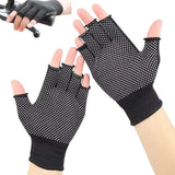 Summer Touchscreen Gloves for Women and Men, Anti-Slip Light Weight Half-Finger Gloves for Hiking, Warm Glove Cycling Driving, Cold Weather, Running, Outdoor Sports, Daily Work - Low Angle
