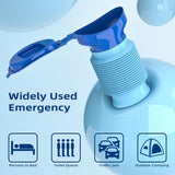 Pee Bottles for Men, Adjustable Emergency Urinal 750ml, Car Pee Bottle for Men and Women, Portable Toilet for Car, Shrinkable Personal Mobile Toilet,Urine Bottle, Travelling, Traffic Jams & Hiking - Front View
