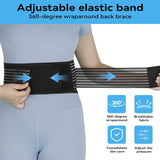 Back Support with Magnet, Tourmaline Magnetic Back Braces for Lower Back Pain Relief, Self Heating & Soothing Waist Band, Lumbar Support Belt for Herniated Disc/Sciatica (Medium)