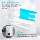 Sock Aid Device for Seniors, Sock Aids for Putting and Off Socks, Sock Helper for Pregnant Women and Disability, Easy On and Off Stocking Slider, Handicapped Avoid Bending Sock Assistant Device - 45-Degree Angle