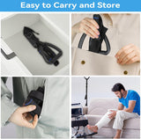 Long Leg Lifter, Leg Lifter Strap Rigid with Large Foot Loop, Legs Strap Lift for Get in and Out of Bed,Car,Wheelchair for Disables and Elderly，Foot Straps，Legs Aid Lift aids (25.5in-56in) - Low Angle