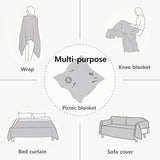 Outdoor Multifunctional Picnic mat, Picnic Blanket, Suitable for Camping, Picnic, Party, Hiking and Outdoor Activities（White | 35.5” × 70.8”） - Low Angle