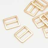 Metal Buckles Adjustable Slide for Purse Bag Hardware Making Supplies Backpack replacement Belt - 45-Degree Angle