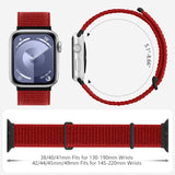 Nylon Sport Loop Compatible with Apple Watch Band 40mm 41mm 42mm 44mm 45mm 46mm 49mm, Soft Breathable Braided Wristband for iWatch Band for Women Men Series 11 10 9 8 7 6 5 4 3 2 1 SE Ultra