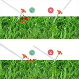 20 Pack Tent Stakes Heavy Duty, 9.75 Inch Yard Stakes Non-Rust Metal Tent Pegs Ground Stakes Tent Spikes for Camping Patio, Garden, Canopies, Grassland, Outdoor, Orange