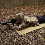 Outdoor Camping Tactical Training Shooting Mat Anti Slip Pad, Waterproof and Moisture-Proof Folding Mat Picnic Blanket Portable with Carry Strap - 45-Degree Angle