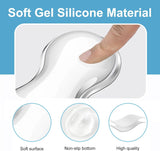 Gel Keyboard Wrist Rest - Ergonomic Computer Desk Pad for Typing Pain Relief, Cute Silicone Cushion for Support Hand & Arm, Comfortable Wrist Rest for Gaming Laptop Office & Home Accessories - 45-Degree Angle