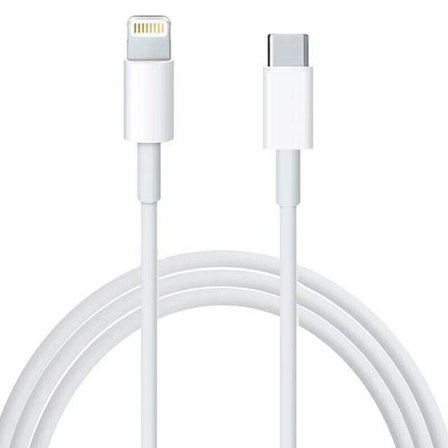 MFi Certified iPhone USB-C to Lightning Fast Charging Cable - 1M + 2M Combo Pack - Apple Compatible Charger Cord for iPhone 14/13/12/11 - White
