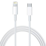 MFi Certified iPhone USB-C to Lightning Fast Charging Cable - 1M + 2M Combo Pack - Apple Compatible Charger Cord for iPhone 14/13/12/11 - White