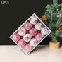 Christmas Balls Ornaments 12-Pack - 6cm Shatterproof Christmas Tree Decorations for Holiday Party Home Decor - Matte Pink