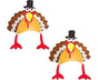 2 Pack Funny Roasted Turkey Hat Thanksgiving Hat Halloween Costume Dress Up