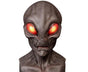 Unisex Halloween Independence Station Alien Mask Horror Headgear UFO Latex Prop - Black