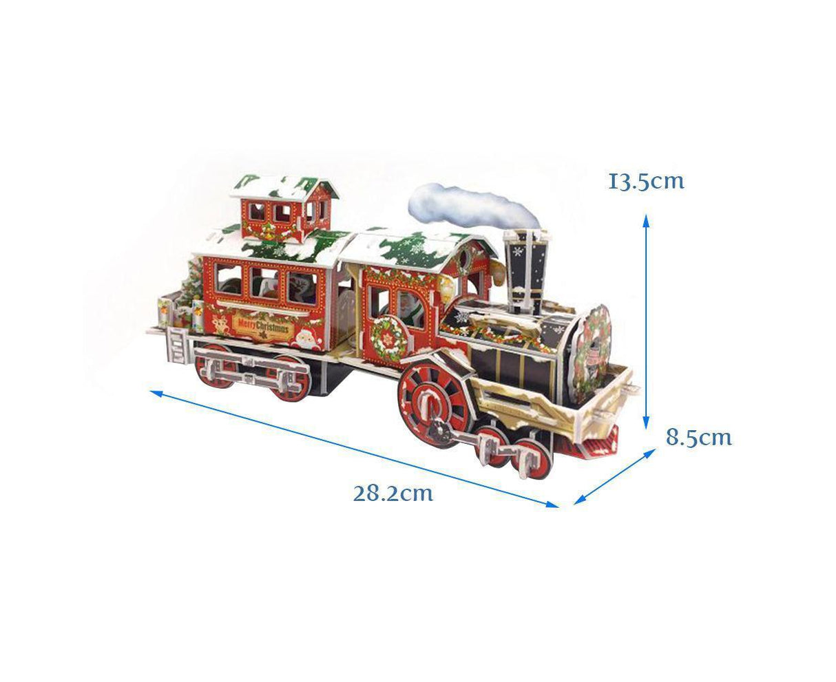 3D Christmas Train Jigsaw Puzzles Jigsaw Express for Christmas Birthday and Valentine Gift