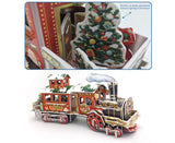 3D Christmas Train Jigsaw Puzzles Jigsaw Express for Christmas Birthday and Valentine Gift - Side View