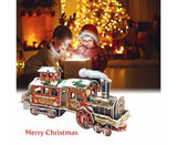 3D Christmas Train Jigsaw Puzzles Jigsaw Express for Christmas Birthday and Valentine Gift - 45-Degree Angle