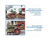 3D Christmas Train Jigsaw Puzzles Jigsaw Express for Christmas Birthday and Valentine Gift - Rear View