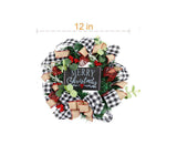 Christmas Wreath for Car, Truck or Festival Decoration LED Artificial Christmas Car Wreath - 25cm