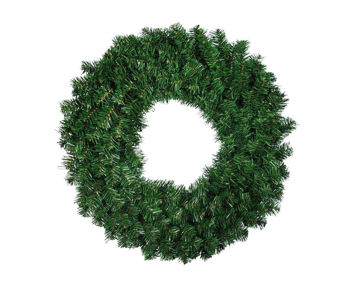 Christmas Wreaths for Front Door Outside, Wreaths for Christmas Decorations,12" Artificial Pine Christmas Wreath for Christmas Day Party - Green - 40cm