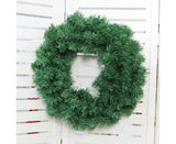 Christmas Wreaths for Front Door Outside, Wreaths for Christmas Decorations,12" Artificial Pine Christmas Wreath for Christmas Day Party - Green - 40cm
