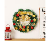Merry Christmas Wreath 12 Inch Christmas Decorations Front Door Wreath Ornament Wall Artificial Pine Garland for Christmas Party Decor - 30CM