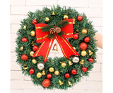 30cm Christmas Wreath with Lights, Christmas Decorations, Artificial Christmas Garland