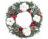 30cm Christmas Wreath, Christmas Decoration, Artificial Christmas Garland, Christmas Hanging Ornament