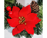 30cm Christmas Wreath, Christmas Decoration, Artificial Christmas Garland, Christmas Hanging Ornament