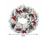 32cm Christmas Wreath, Artificial Christmas Garlands,, Christmas Decoration