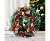 32cm Christmas Wreath, Christmas Garlands, Christmas Decoration, Artificial Pine Cones Wreath